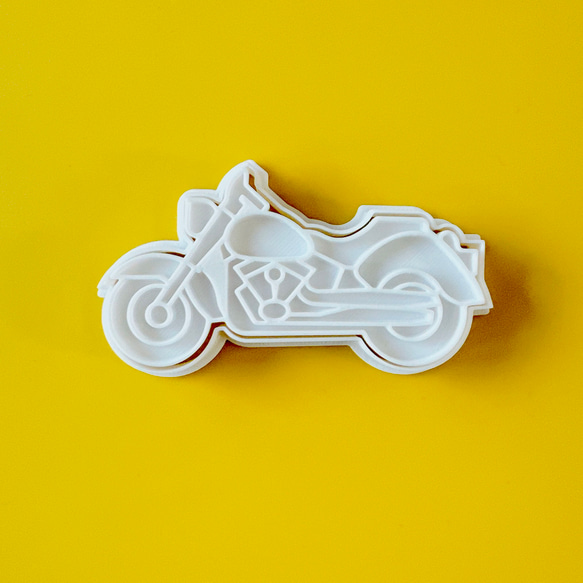 『オートバイ』クッキー型　クッキーカッター　 1枚目の画像