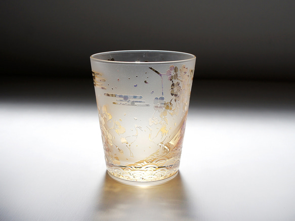 琥珀桜の鶴富士グラス 8枚目の画像