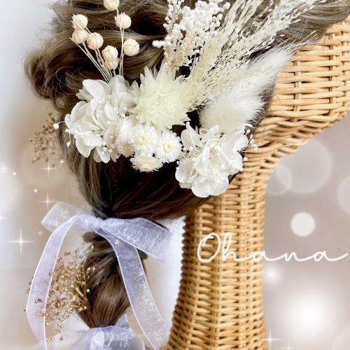結婚式 ❤︎ 髪飾り ❤︎ 成人式 振袖 袴 ウェディングヘア ヘッド ...