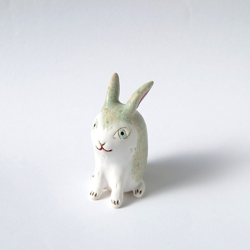 くるくる巻き毛が可愛いヒツジさん（未） 干支ミニ置物 陶器 その他