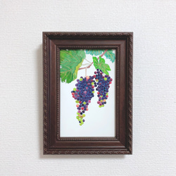 Creema限定 日本画/原画《ぶどう》 絵画 Blancheur art 通販 10210241