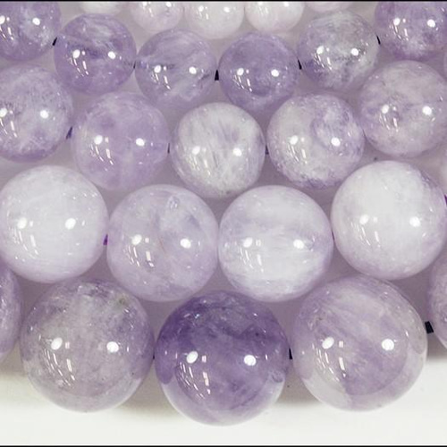 ラベンダーアメジスト 約12mm 2粒【粒売り】 天然石 manifest stone