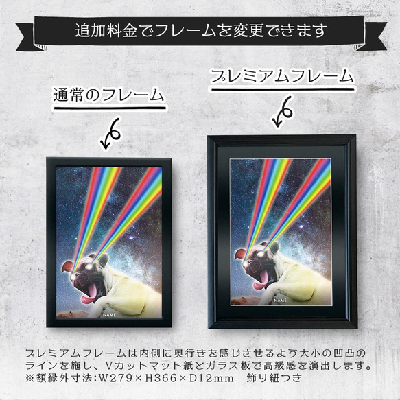 【数量限定】うちの子 オーダーメイド⑬ ■A4 送料無料 額縁付き■ PetArt810 7枚目の画像