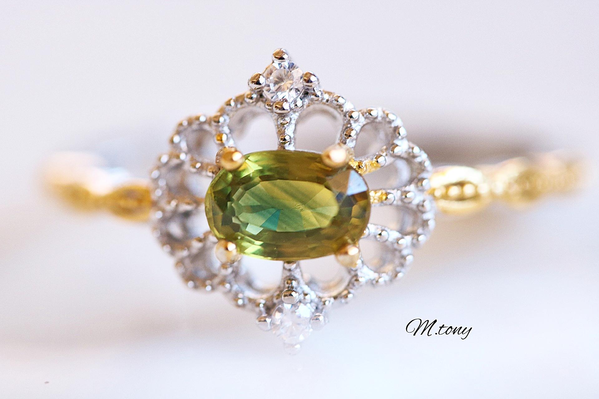 天然石バイカラーサファイア silver925 フリーリング 厳選のTony'selection「揺らぎの心情」