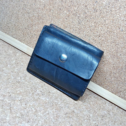カードケース付き二つ折り財布 メンズ レディース 本革 ヌメ革 サドルレザー PWHW7 9枚目の画像