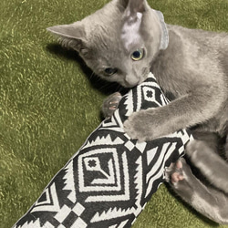 【SALE!】 猫用キッカー　北欧柄 ペットのインテリア　猫のおもちゃ　ケリケリ　蹴りぐるみ 10枚目の画像