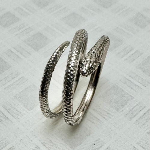 スネーク リング オープンリング ヘビ 蛇 silver925 シルバー 生き物