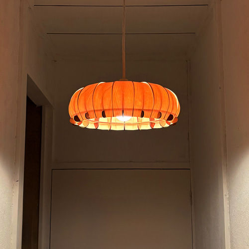 木製ペンダントライト「エリンギ（ひのき）」 ｜ひのき照明｜北欧