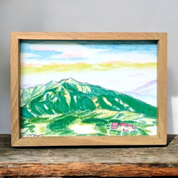 原画 『It's a good day』 空 木 自然 春 夏 癒し 風水 絵 絵画