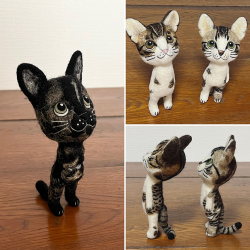 オーダーメイド 受注制作】愛猫で「見上げるネコ。」のオーダーをお
