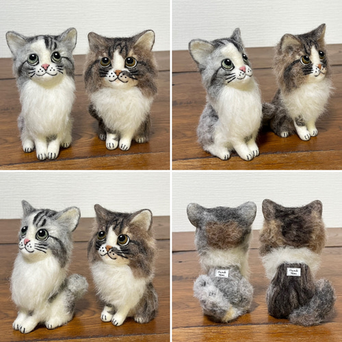 オーダーメイド 受注制作】愛猫で「見上げるネコ。」のオーダーをお