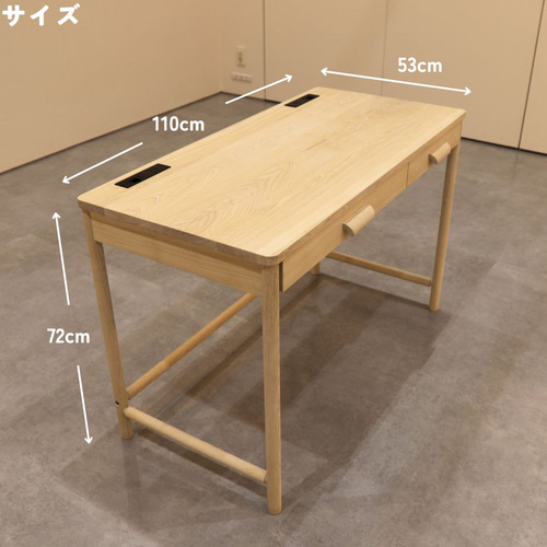 天然木のワークデスク【ハンドメイド家具】 天然木のワークデスク【ハンドメイド家具】