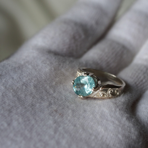 鑑定書付き 天然未加熱サファイア 1.11ct ハート形 高品質 ラベンダー 
