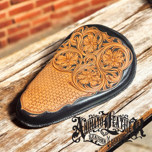 ソロシート 本革シート バイクシート ハーレーシート 大型クルーザー