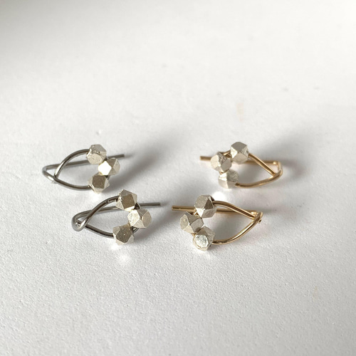 カレンシルバー ピアス 14kgf or サージカルステンレス ピアス