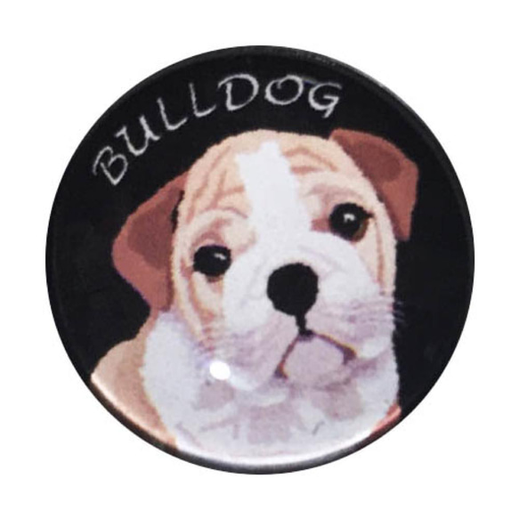 ピンバッジ ブルドッグ ピンバッチ ピンズ犬 1枚目の画像