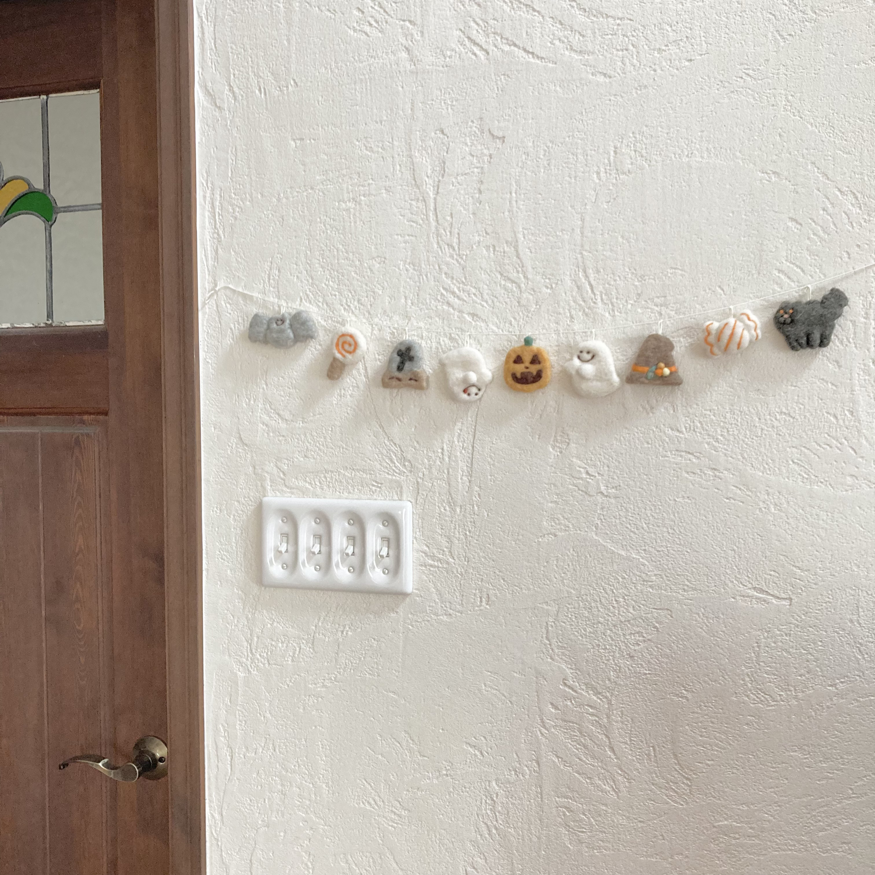 \ 全長およそ９０㎝ / ロングハロウィンガーランド