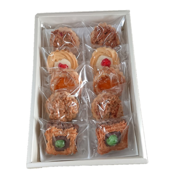 【宝石のようなレトロな雰囲気のクッキー】ロシアケーキ10個入り【ノスタルジックな時間を…】 3枚目の画像