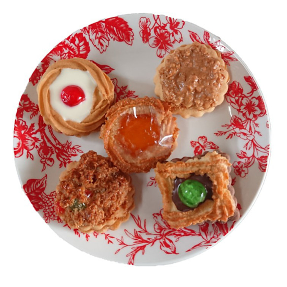 【宝石のようなレトロな雰囲気のクッキー】ロシアケーキ10個入り【ノスタルジックな時間を…】 1枚目の画像