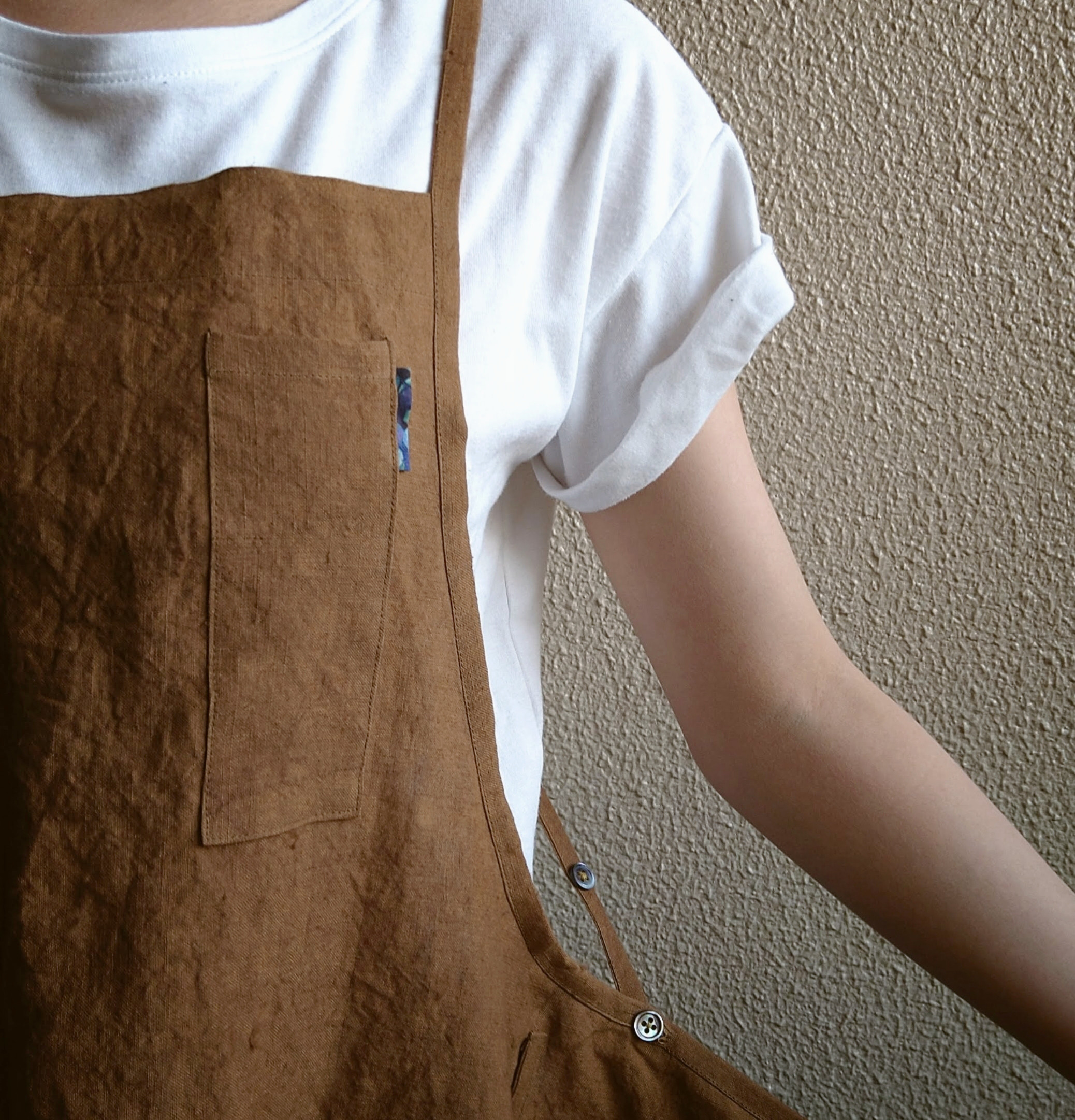 リネン100%☆3wayエプロン