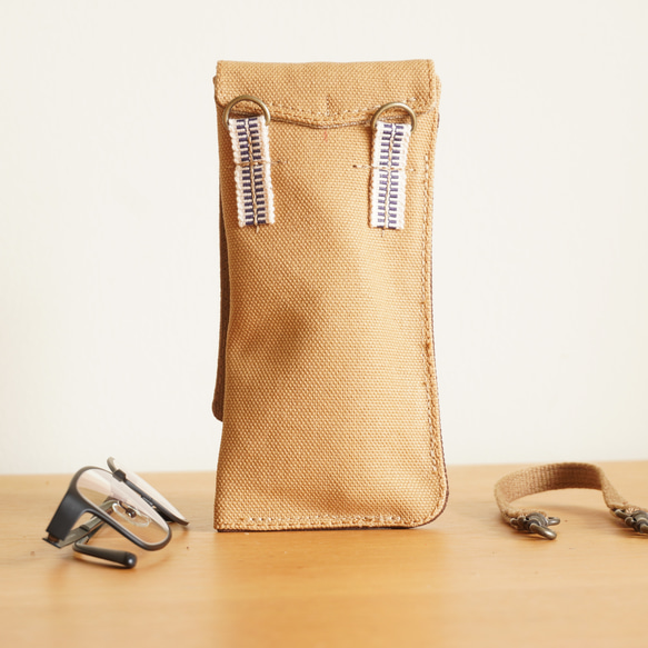 眼鏡盒 Glasses pouch Okayama denim Sanada string 第12張的照片