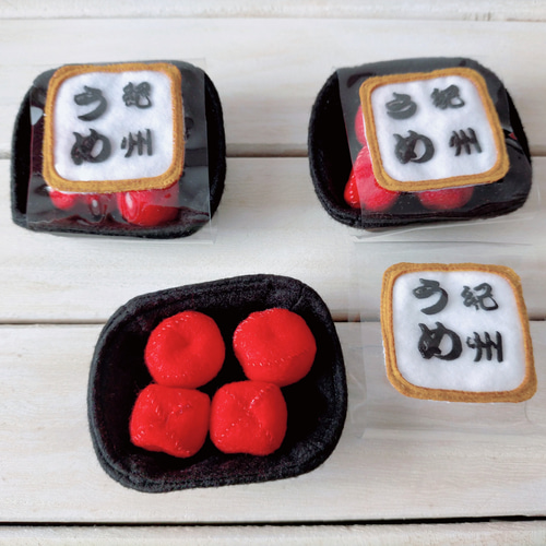 完成品】フェルト ままごと スーパーマーケット お料理編① 8種セット