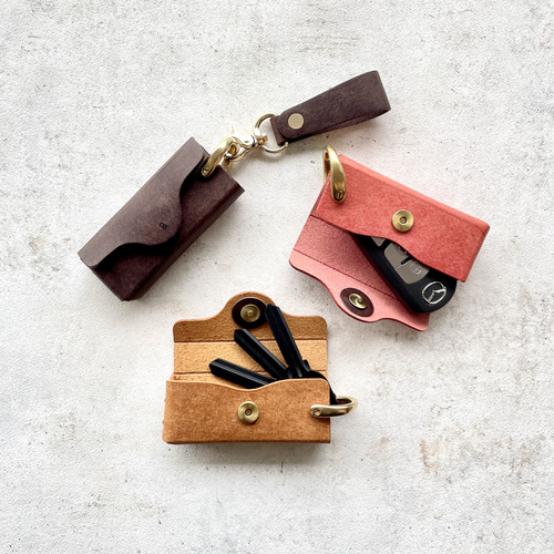 ギフト包装・名入れ可能】スマートキーケース_Pueblo Kaku キーケース