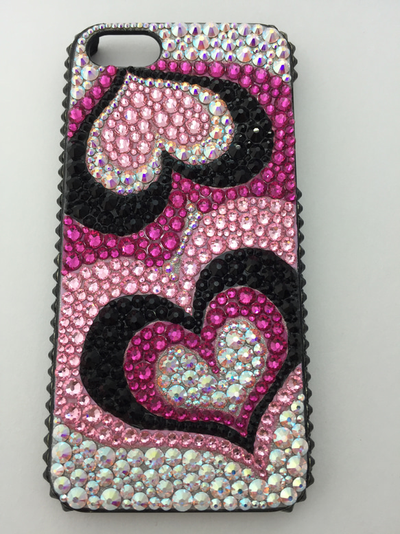 フルデコレーション✿オーダーメイド✿スマホケース✿デコアート✿全機種対応 6枚目の画像