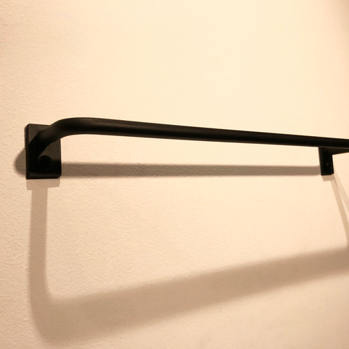 オーダーサイズ可 / 職人が作るアイアンバー / 30cm / タオルハンガー