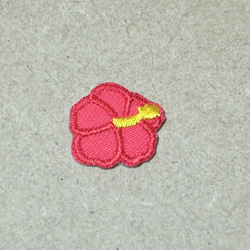 縁取り刺繍とまとワッペン/食べ物 トマト 赤茄子 ワッペン・アップリケ