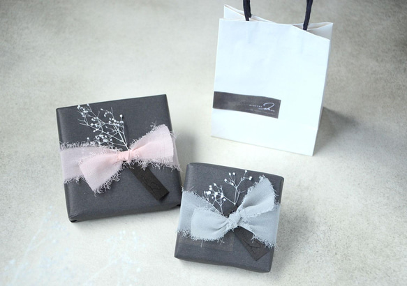 Shizuku Wreath / earrings - Pearl 13枚目の画像
