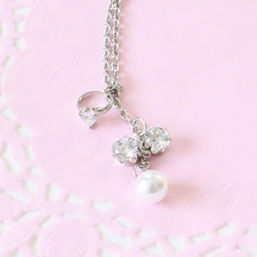 オーガンジー】ひらひら可愛いトリプルフリルのシュシュ