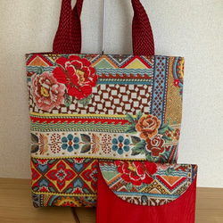 アンズルーム☆ちょっと豪華な トートバッグ☆ハンドバッグ☆着物 帯