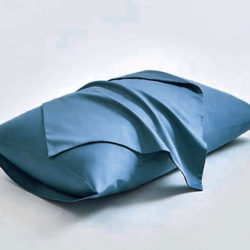 シルク100％　枕カバー　封筒式ピローケース　洗える 乾燥対策  寝具35×50 cm 1枚目の画像