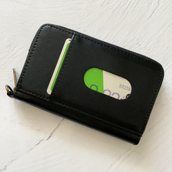 Stardust Crayon Mini Wallet / Compact Wallet Key Wallet / Night 第5張的照片