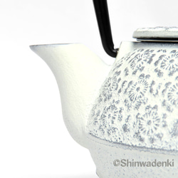 岩鑄 南部鐵器 泡茶壺 3型櫻花 0.32L 日本製 第12張的照片