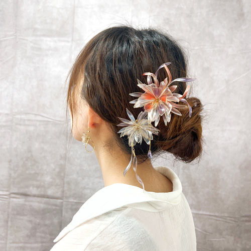 月下美人 かんざし h4062 かんざし Cuore 通販 10279602｜Creema