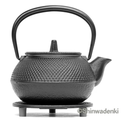 岩鑄 南部鐵器 鐵瓶 鐵壺兩用茶壺 3型新Arare 0.32L 日本製 第16張的照片