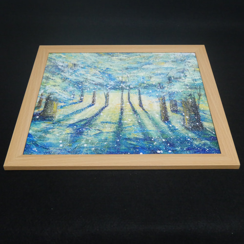 油絵 油彩 油彩画 絵 絵画 【雪の朝日】 絵画 HR 通販 油絵 油彩 油彩画 絵 絵画 【雪の朝日】 絵画 HR 通販