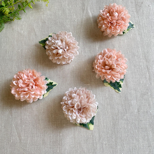 お花マグネット 5個セット マム マグネット フラワー アレンジメント