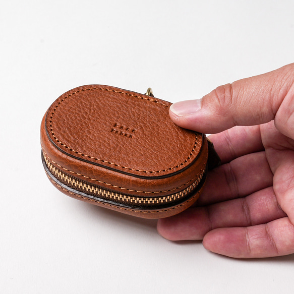質感皮革迷你收納盒　Tobacco(焦茶色) 第13張的照片