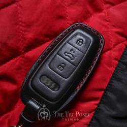 奧迪 AUDI A6 A7 A8 e tron 皮套 車鑰匙皮套 汽車鑰匙套 鑰匙套 鑰匙包 鑰匙圈 禮物 第1張的照片