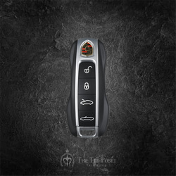 保時捷 Taycan 4S Porsche Macan Panamera Cayenne 皮套 鑰匙包 鑰匙圈 生日禮物 第2張的照片