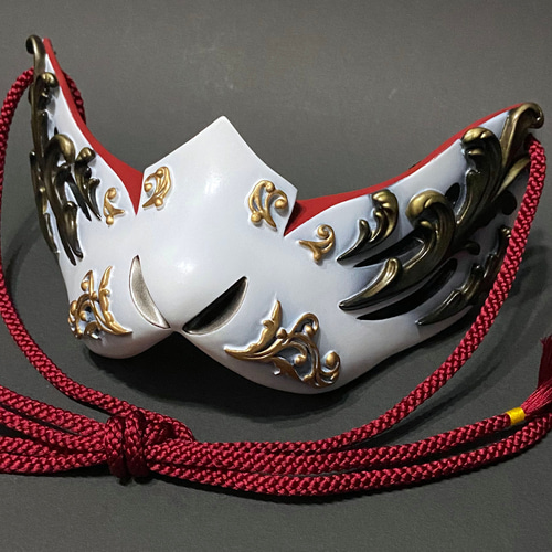 狐面HalfGothic Ver,（White） その他ファッション 朧 通販