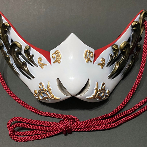 狐面HalfGothic Ver,（White） その他ファッション 朧 通販