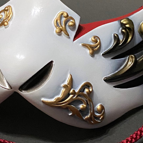 狐面HalfGothic Ver,（White） その他ファッション 朧 通販