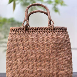 国産山葡萄蔓 手作り かごバッグ 網代編み かごバッグ 伝統工芸 通販