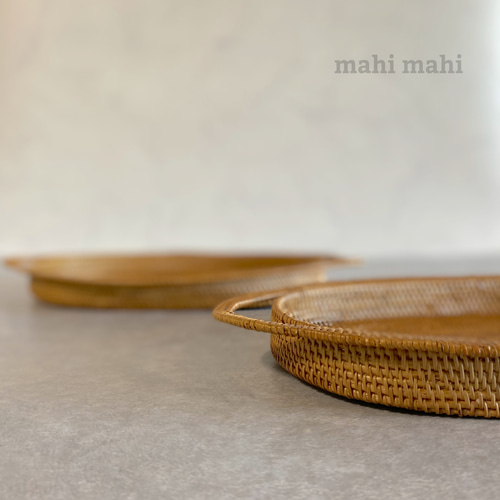 ワンプレートでティータイム♪トレイ ナチュラルインテリア