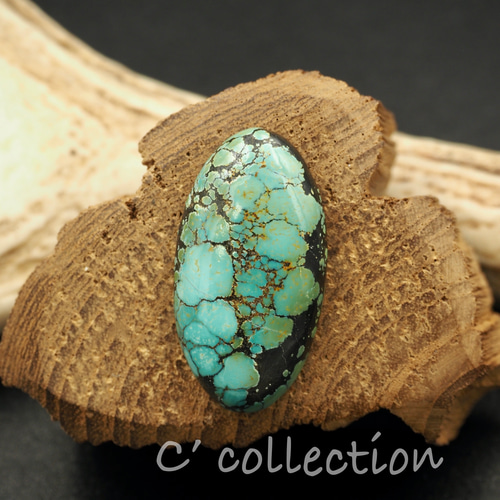 39,4ct Tibetan Turquoise チベット チャイニーズターコイズ