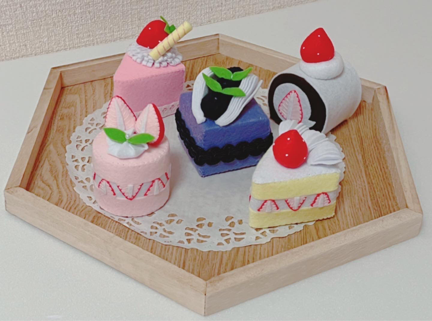 琉球舞踊　三義フェイスケーキ　ナチュラル６個セットお買い得 再販8 ケーキセット① おもちゃ・人形 colorful-step sai 通販